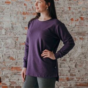 Wooly Doodle long sleeve loose fit Women's Tunic Top green size Small oversized